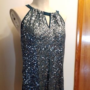 Sequins Green Blouse Shirt